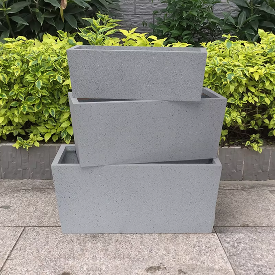Clay Rectangular Planters Large Outdoor Indoor Home Garden Extra Large Planters