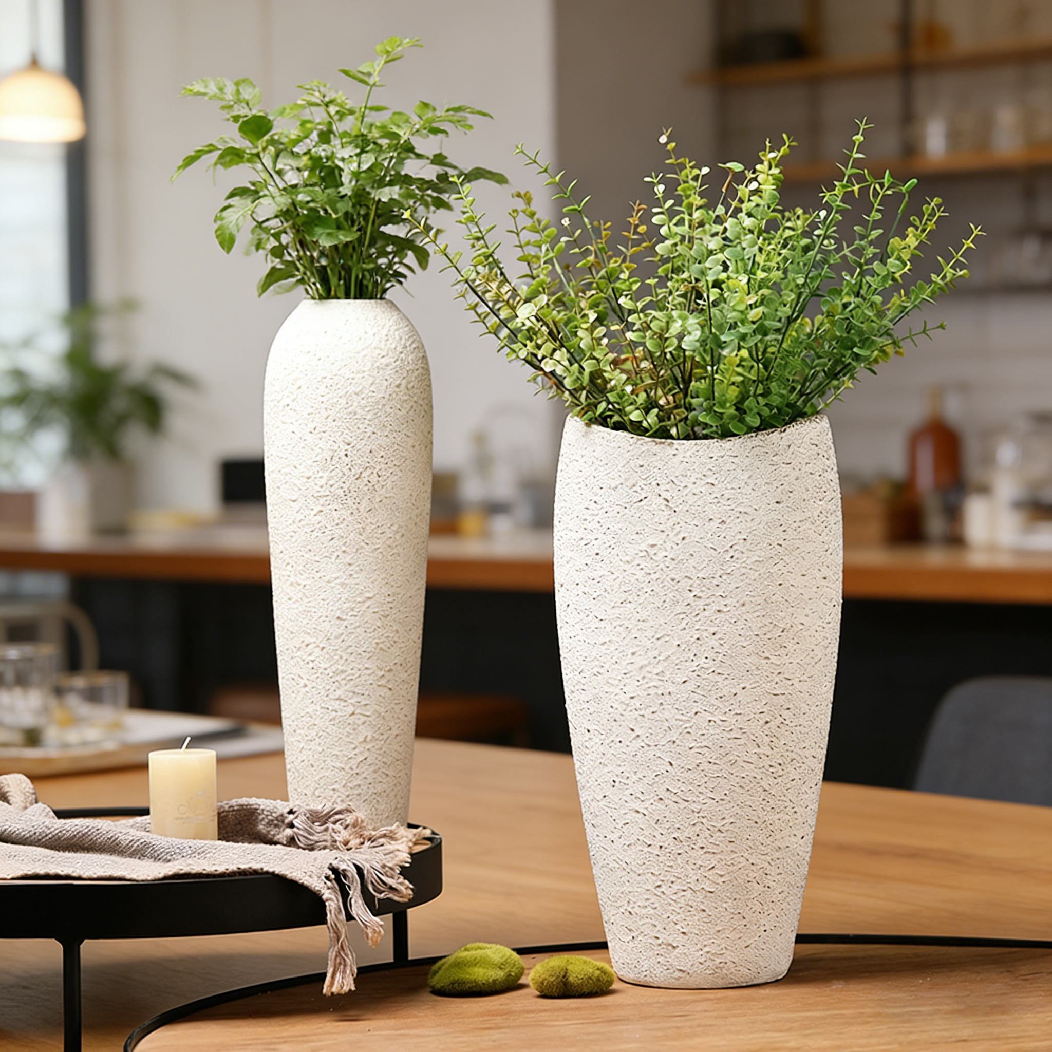 Antike Keramikvase 50cm hohe Vase Steinzeug Wohndekor Blumenvase und Töpfe