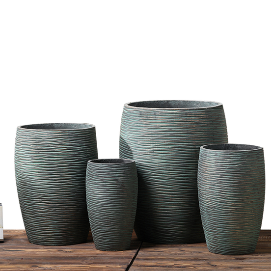 Cement Flower Pot Factory Wholesale Large Pots for Outdoor Indoor Tall Concrete Planter