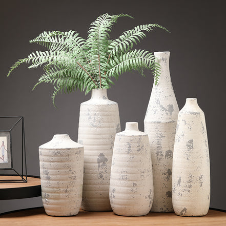 Keramikvase Design Blumenvase Fabrik Großhandel Steinzeug Blumenvase Heimdekoration