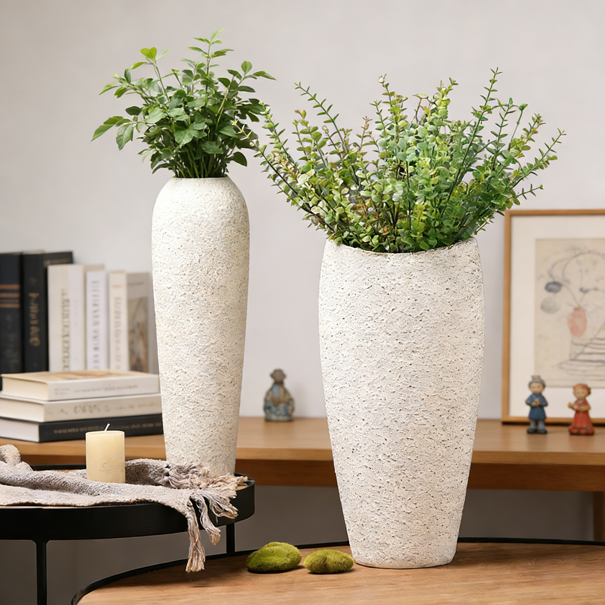 Antike Keramikvase 50cm hohe Vase Steinzeug Wohndekor Blumenvase und Töpfe