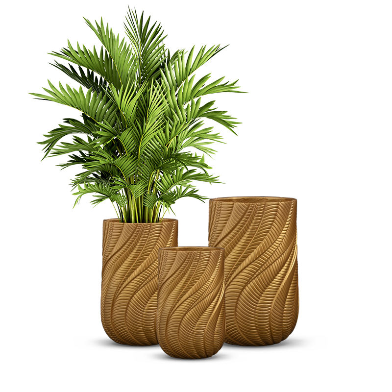 Hersteller von Luxus-Blumentöpfen Großhandel Große Blumentöpfe Outdoor Indoor Große Goldene Pflanzgefäße