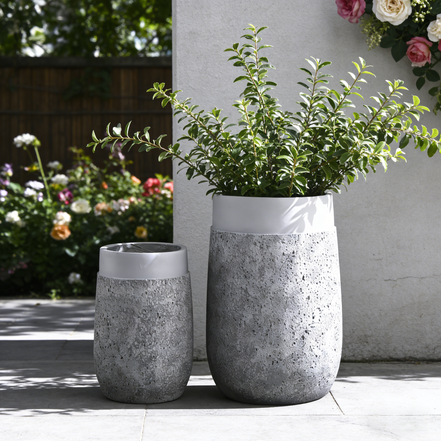Factory Plant Pots Wholesale Floor Modern Tall Terracotta Planters Eco Friendly Biodegradable Indoor Drainage Self Watering