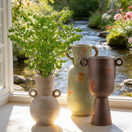 Fabrikdirektverkauf Vase Dekoration Maison Vintage Vasen Deko Rustikale Große Bodenvase
