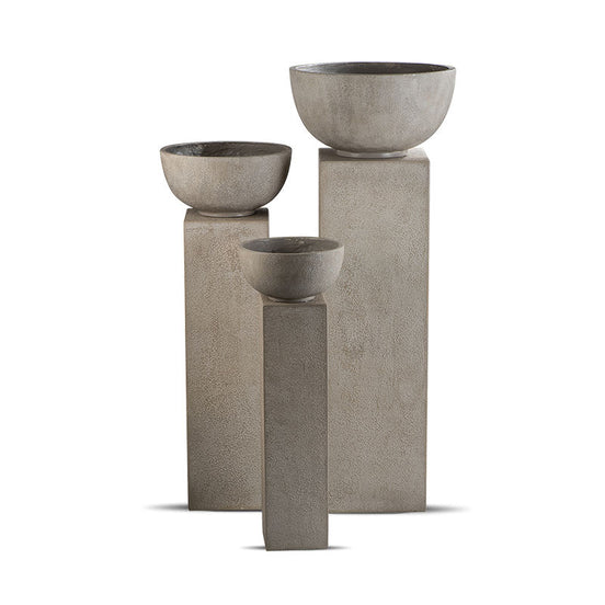 80/100/120cm Tall Eco-friendly Water Resistant Fiberglass Planter Stand Factory Wholesale Rectangular Indoor Outdoor Flower Pot