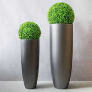 Factory Supply Flower Vases Luxury Decorative Vase Set Modern White Fiberglass Floor Vases for Wedding Home Decor