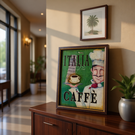 Retro Handmade Eco-Friendly Painted Wall Hanging Coffee Shop Wooden Plaques Vintage Cafe Signs Antique