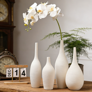 Modernes umweltfreundliches Keramik-Steingut-Vasen-Set – Dekorative Tischvase mit wasserfestem Design für Zuhause und Hochzeiten