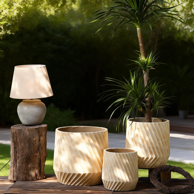Unique Flower Pots Factory Wholesale Cement Home Planter for Patio Concrete Indoor Outdoor Large Flower Pots