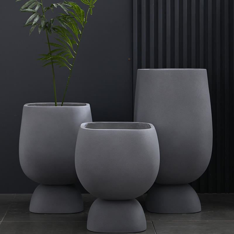 Neuheit Blumentöpfe Fabrik Großhandel Blumenvase Töpfe für Heimdekoration Große Pflanzgefäße Tonkunst Pflanzgefäße