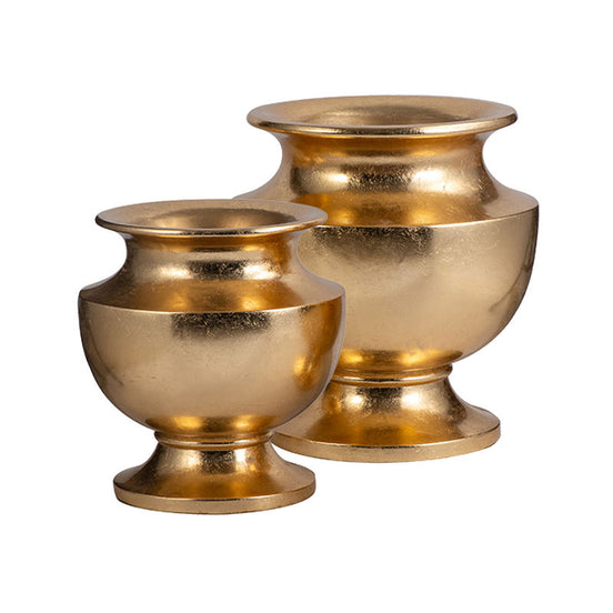 Golden Vase Centre De Table Mariage Gold Centerpieces for Wedding Table Urn Shape Wedding Vase