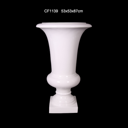 New Arrivals Tall White Flower Vases for Weddings Centerpieces Wholesale Elegant Rustic Wedding Vase