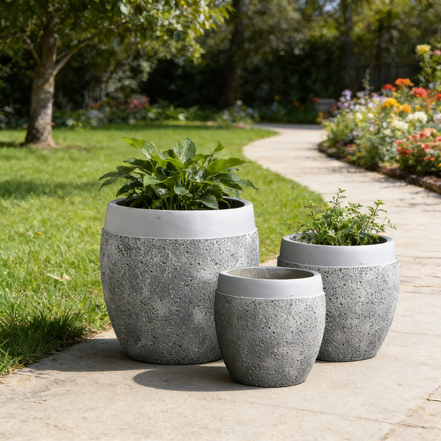 Dia 27/34/45cm Big Flower Pot Outdoor Indoor Large Pot for Plants Wholesale Clay Garden Pots Planters