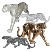 Factory Wholesale Home Decor Resin Tiger Leopard Gorilla Lions Statue Sculpture Large Animal Sculptures