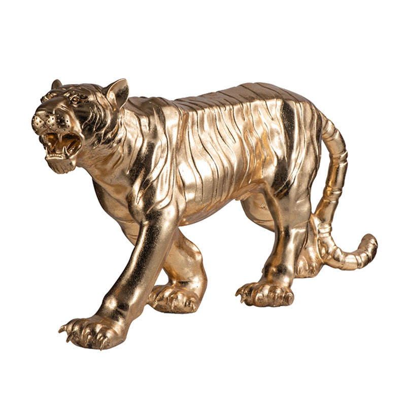 Factory Wholesale Home Decor Resin Tiger Leopard Gorilla Lions Statue Sculpture Large Animal Sculptures