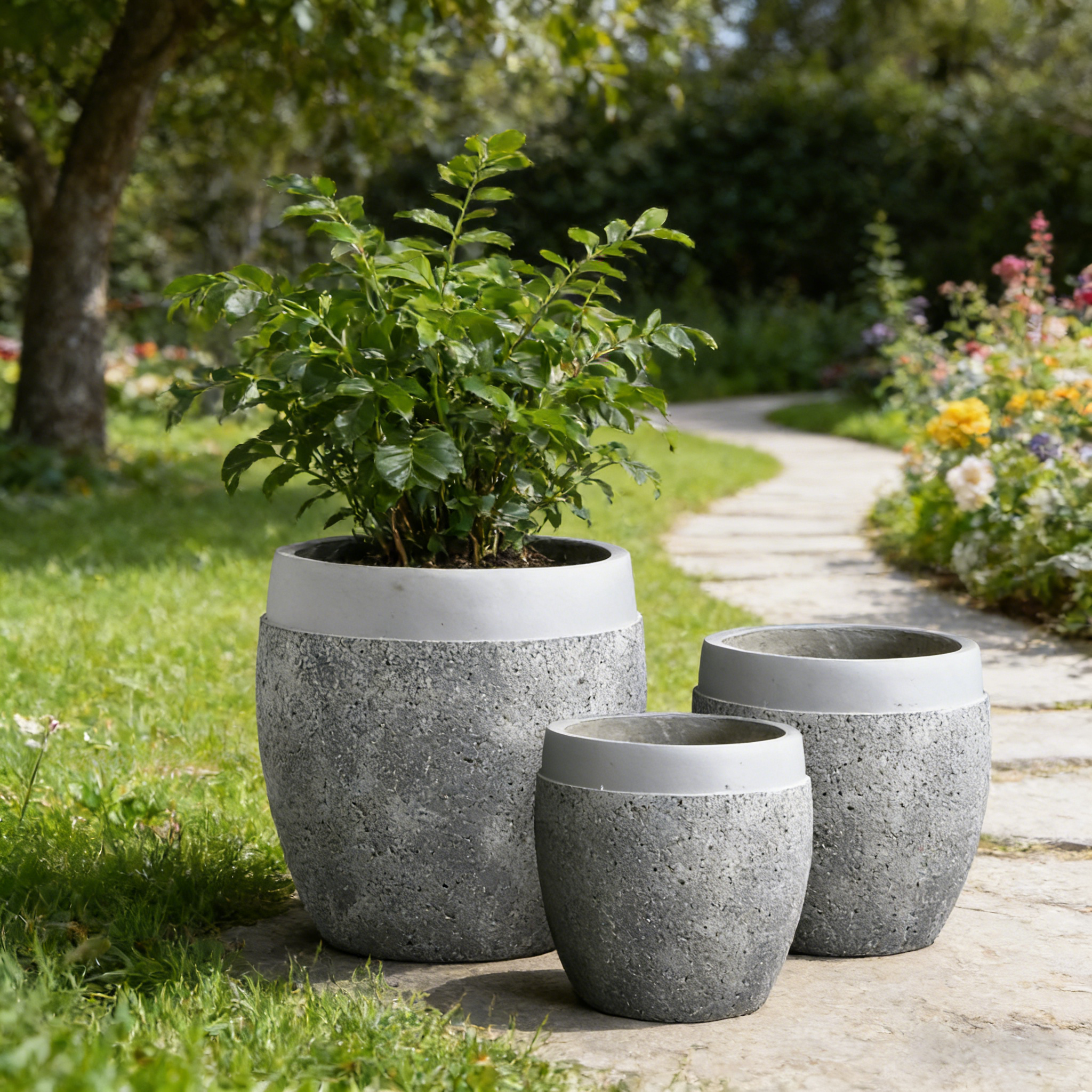 Dia 27/34/45cm Big Flower Pot Outdoor Indoor Large Pot for Plants Wholesale Clay Garden Pots Planters