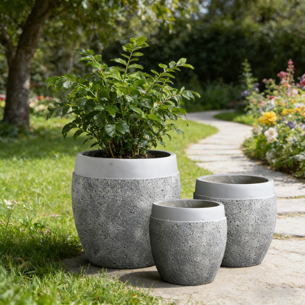 Dia 27/34/45cm Big Flower Pot Outdoor Indoor Large Pot for Plants Wholesale Clay Garden Pots Planters