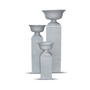 80/100/120cm Tall Eco-friendly Water Resistant Fiberglass Planter Stand Factory Wholesale Rectangular Indoor Outdoor Flower Pot