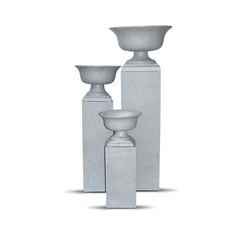 80/100/120cm Tall Eco-friendly Water Resistant Fiberglass Planter Stand Factory Wholesale Rectangular Indoor Outdoor Flower Pot