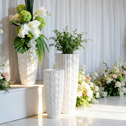 90/120/150cm Extra Große Bodenvase Direkt ab Werk Künstliche Blumentopf Hohe Weiße Zylinder-Vase für Zuhause Deko Bodenvase