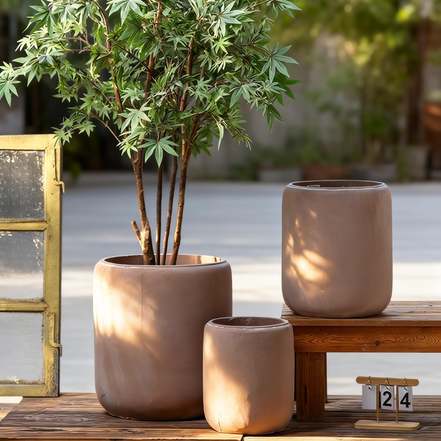 Concrete Flower Pot Outdoor Indoor Pots Decor Factory Wholesale Cement Large Planter Pot