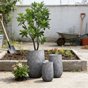 Large Plant Pots Manufacturer Wholesale Big Flower Pots Indoor Outdoor Fiber Clay Planter Pot for Plants