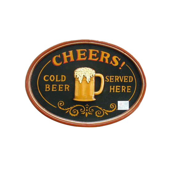 Retro Wall Decorations for Pub Bar Club Vintage Beer Wooden Board Sign Custom Plaques for Walls