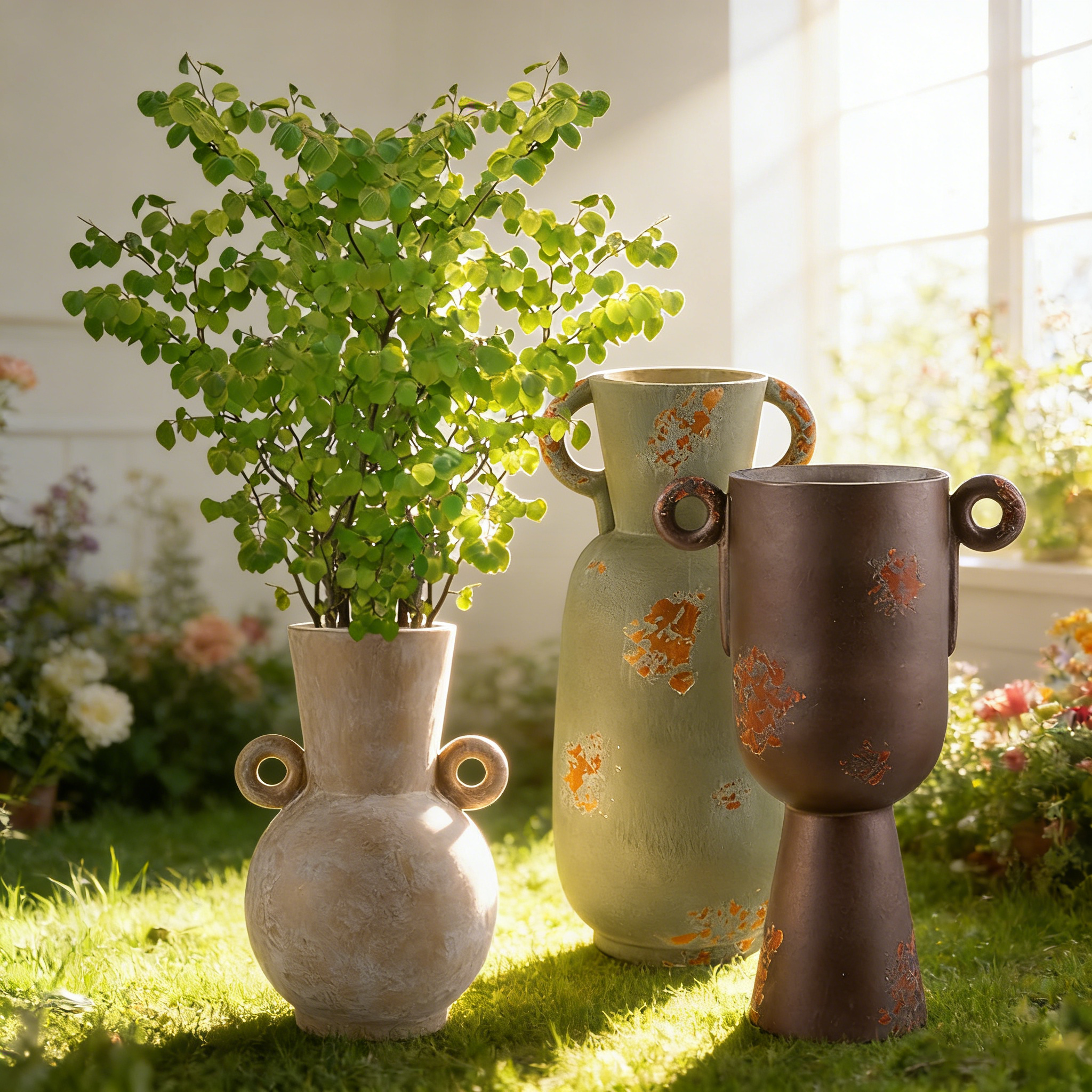Fabrikdirektverkauf Vase Dekoration Maison Vintage Vasen Deko Rustikale Große Bodenvase