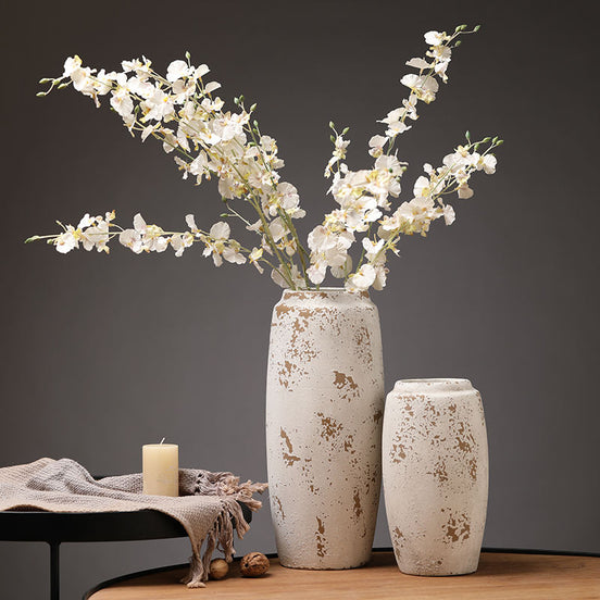Keramikvase Design Blumenvase Fabrik Großhandel Steinzeug Blumenvase Heimdekoration