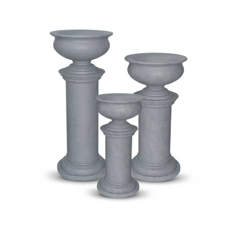 80/100/120cm Tall Eco-friendly Water Resistant Fiberglass Planter Stand Factory Wholesale Rectangular Indoor Outdoor Flower Pot