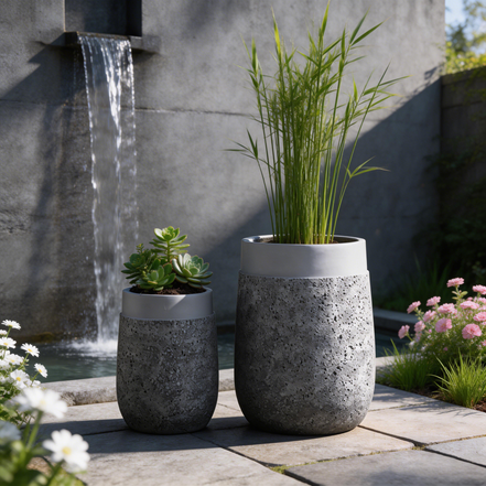 Factory Plant Pots Wholesale Floor Modern Tall Terracotta Planters Eco Friendly Biodegradable Indoor Drainage Self Watering