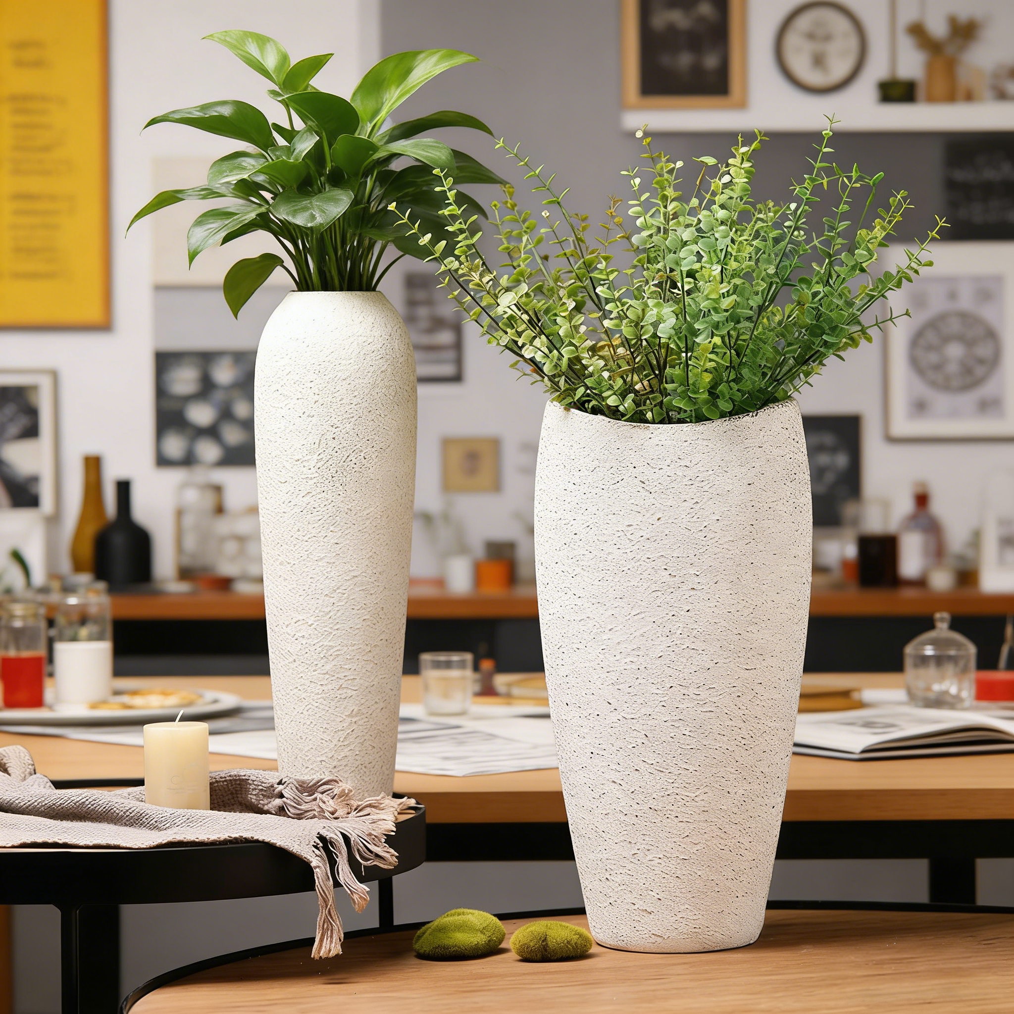 Antike Keramikvase 50cm hohe Vase Steinzeug Wohndekor Blumenvase und Töpfe