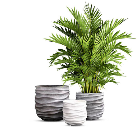 48 65 75cm Tall Plant Pots Factory Wholesale Planters Large Outdoor Indoor Big Flower Pots Fiber Clay Planter Pot