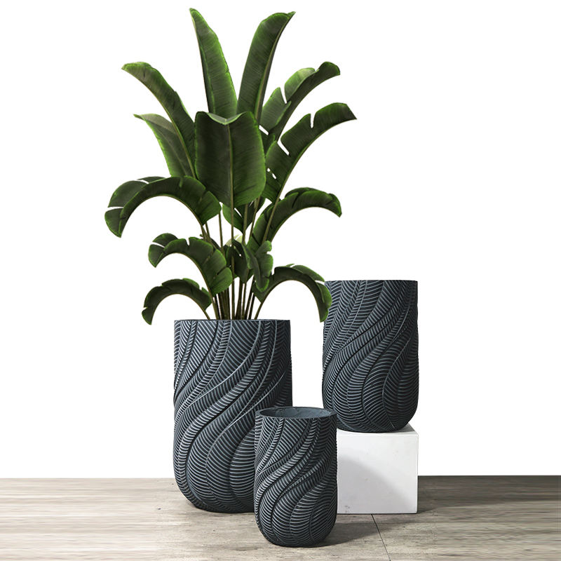 Hersteller von Luxus-Blumentöpfen Großhandel Große Blumentöpfe Outdoor Indoor Große Goldene Pflanzgefäße