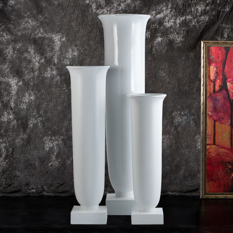 Wedding Floral Arrangements Centerpieces 140cm Tall White Trumpet Floor Vase Centerpieces
