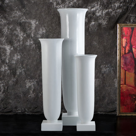 Wedding Floral Arrangements Centerpieces 140cm Tall White Trumpet Floor Vase Centerpieces