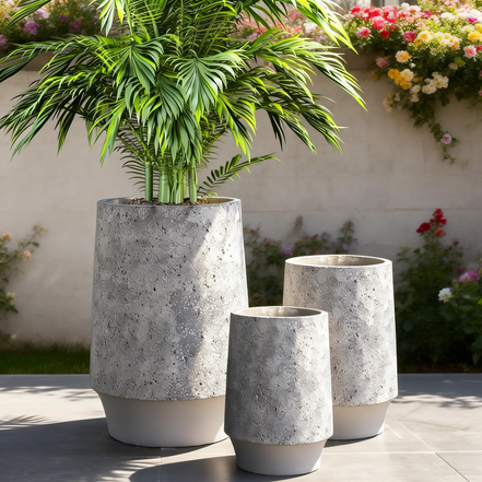 Organic Non Toxic Clay Planter For Indoor Outdoor Window Sill Kitchen Herb Garden Moisture Retentive Clay Flower Pots