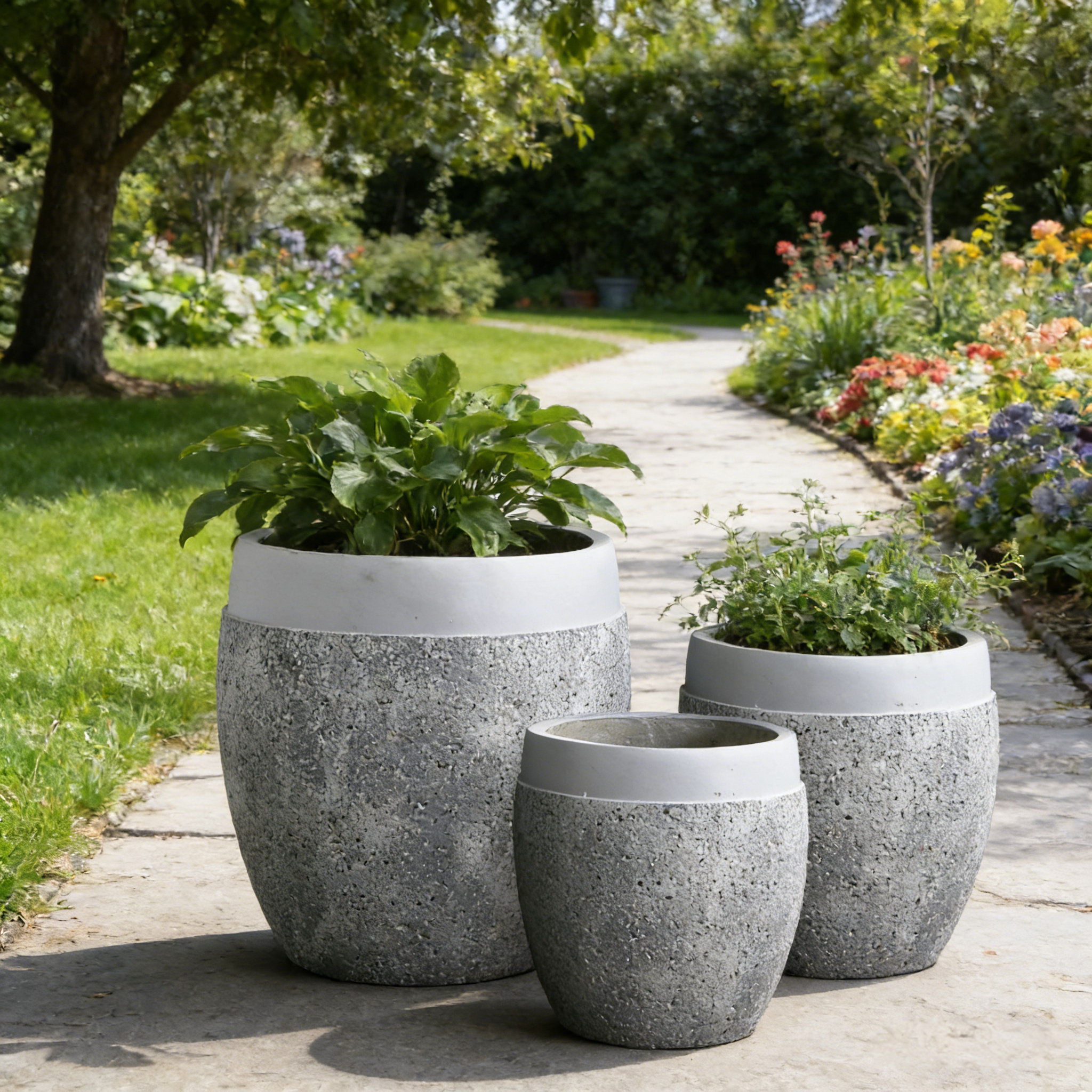 Dia 27/34/45cm Big Flower Pot Outdoor Indoor Large Pot for Plants Wholesale Clay Garden Pots Planters
