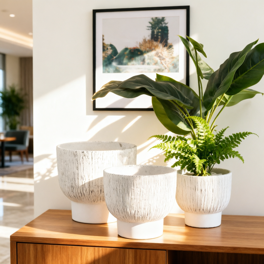 Beliebter kreativer Beton-Pflanzkübel Mini-Pflanzentopf Hersteller Großhandel Innen- und Außenbereich Zement-Blumentopf