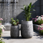 Factory Plant Pots Wholesale Floor Modern Tall Terracotta Planters Eco Friendly Biodegradable Indoor Drainage Self Watering