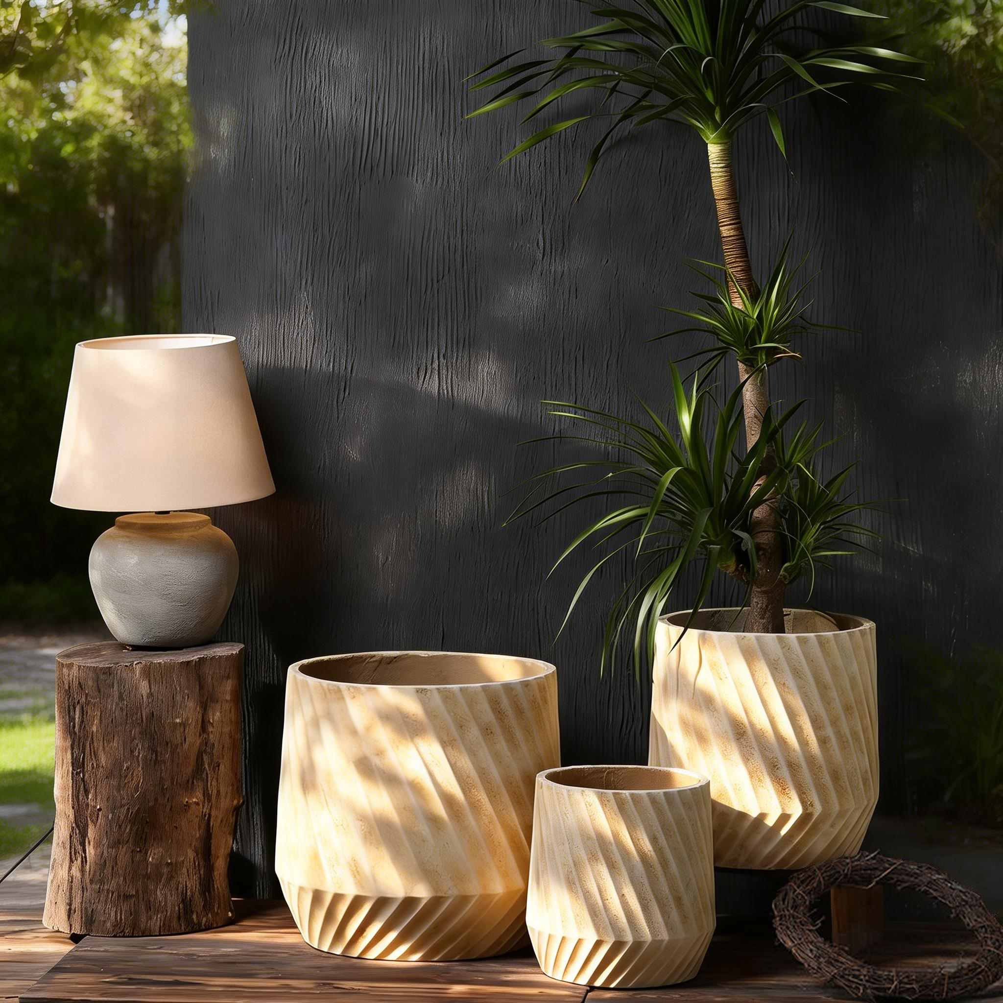 Unique Flower Pots Factory Wholesale Cement Home Planter for Patio Concrete Indoor Outdoor Large Flower Pots