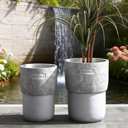 Versatile Modern Small to Medium Size Durable Vase for Plants & Flowers Home Garden & Floor Decor Balcony Table Decoration