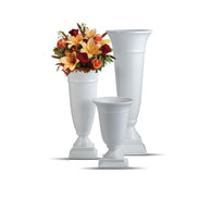 White Table Vases Decoration Wholesale 106cm Tall Floor Vase Classic Large Trumpet Vase