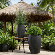Cheap Plant Pots Simple Style Clay Big Plant Pot Indoor Outdoor Entrance Tall Planter