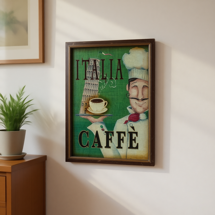 Retro Handmade Eco-Friendly Painted Wall Hanging Coffee Shop Wooden Plaques Vintage Cafe Signs Antique