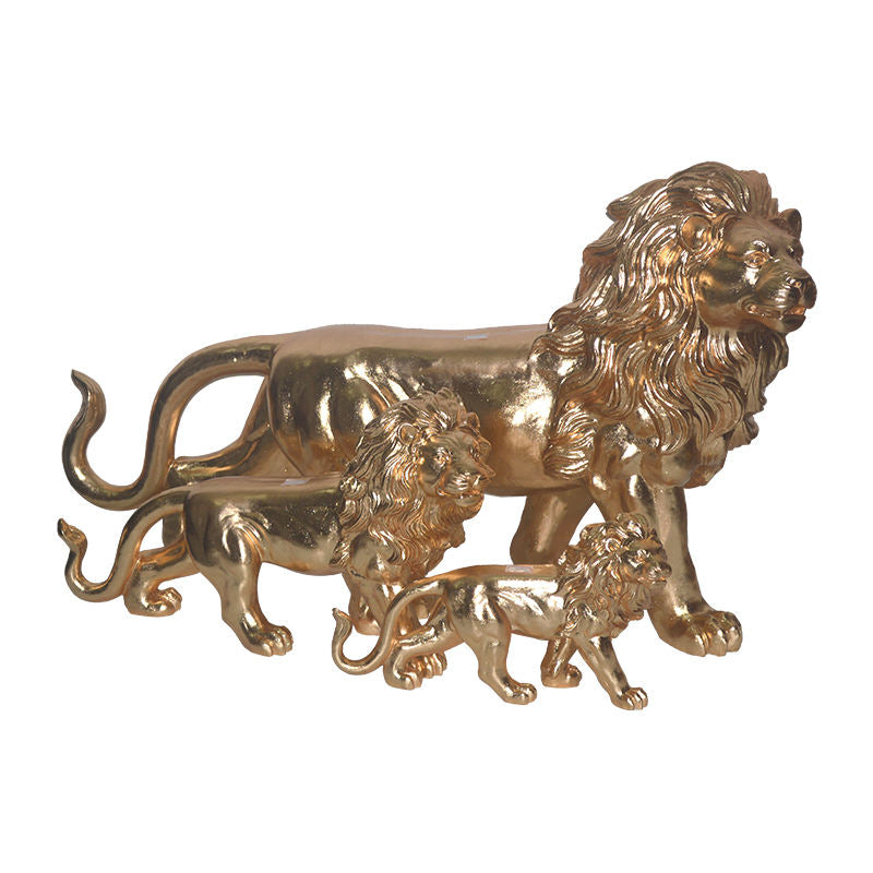 Factory Wholesale Home Decor Resin Tiger Leopard Gorilla Lions Statue Sculpture Large Animal Sculptures