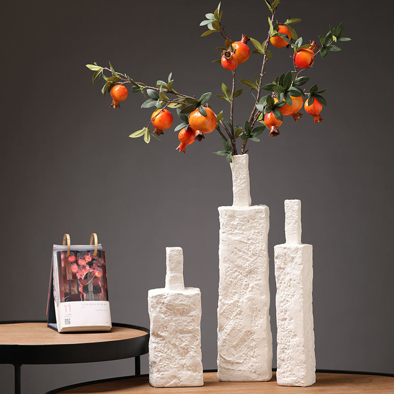 Keramikvase Design Blumenvase Fabrik Großhandel Steinzeug Blumenvase Heimdekoration