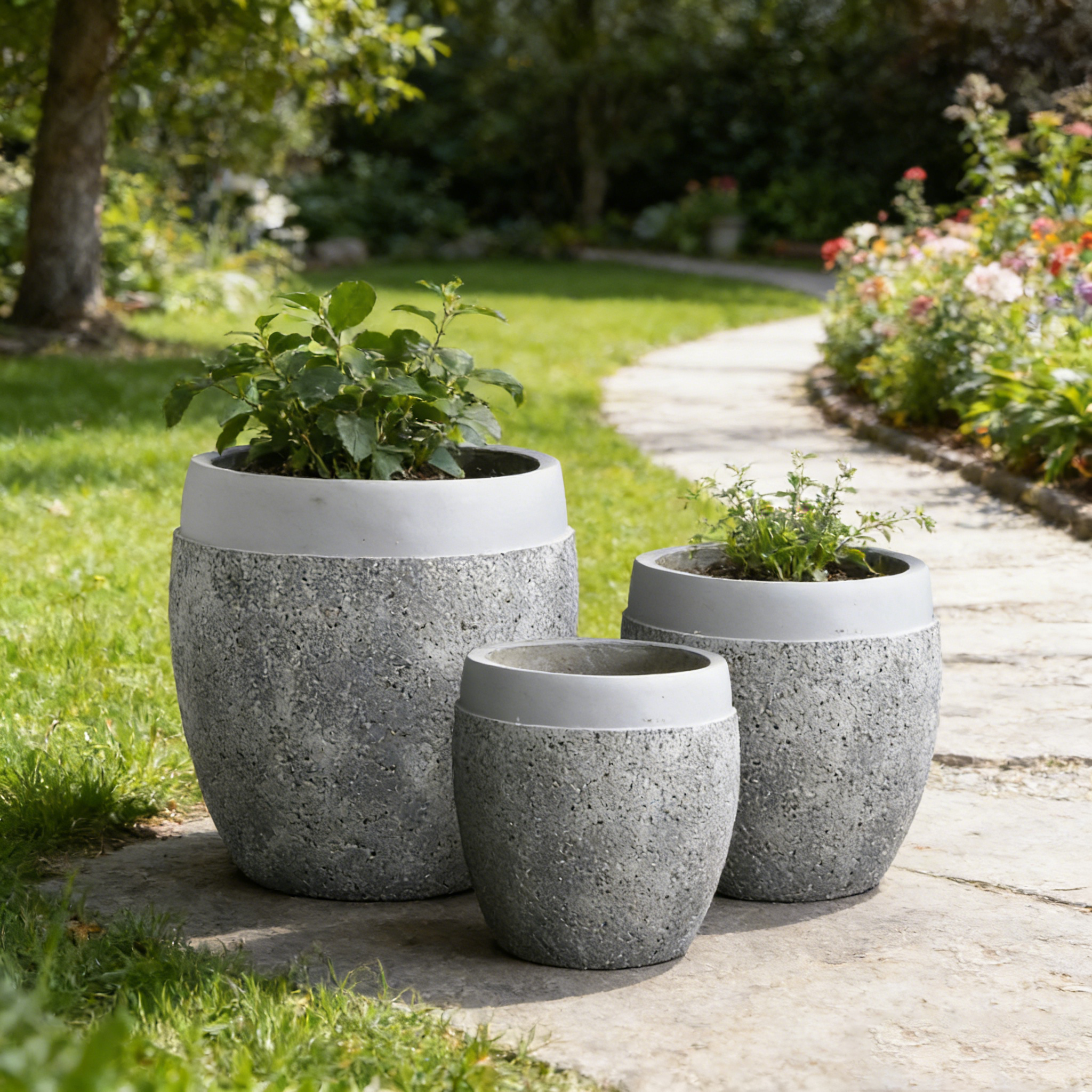 Dia 27/34/45cm Big Flower Pot Outdoor Indoor Large Pot for Plants Wholesale Clay Garden Pots Planters