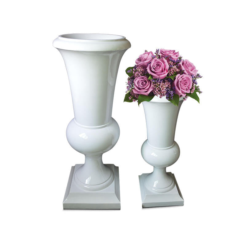 White Table Vases Decoration Wholesale 106cm Tall Floor Vase Classic Large Trumpet Vase