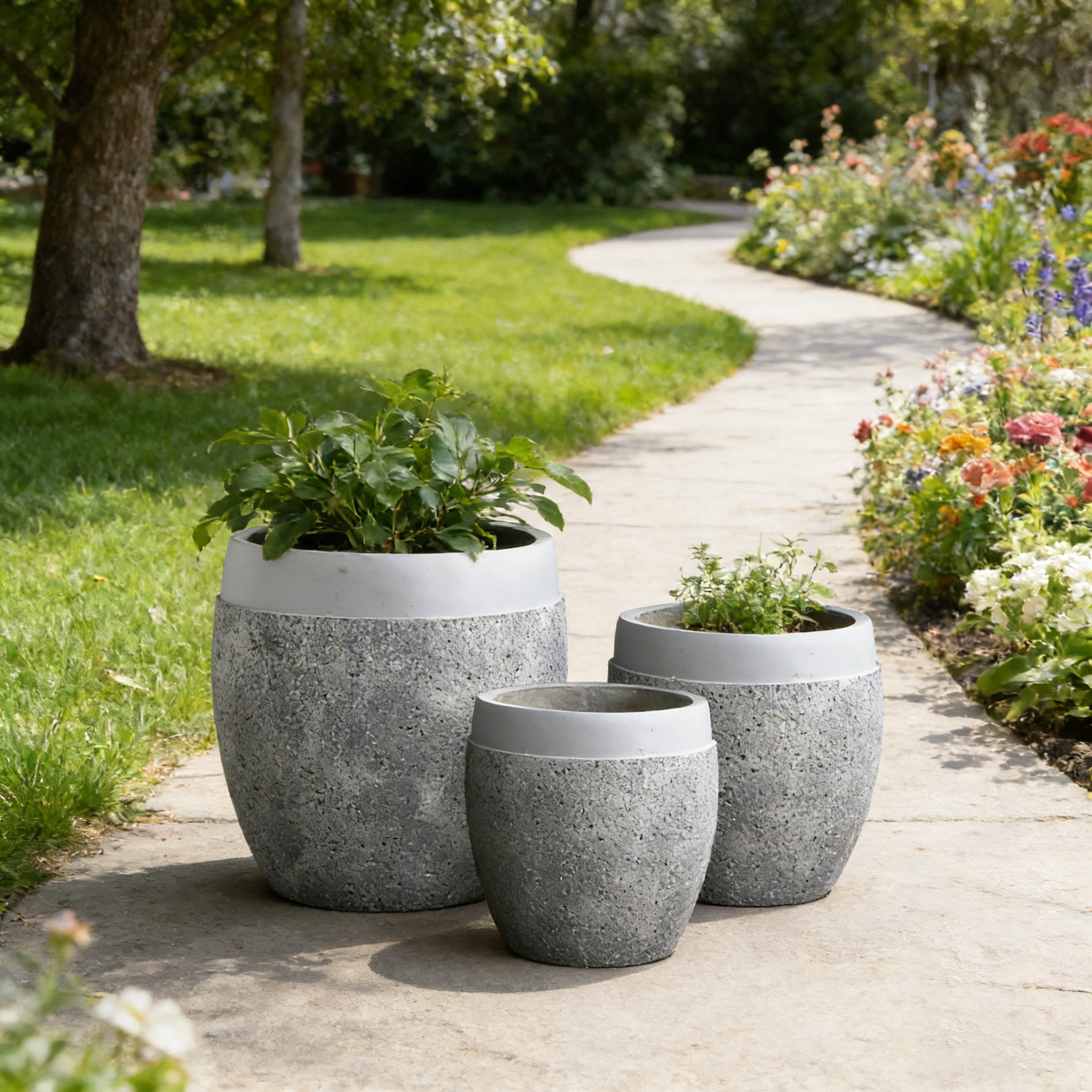 Dia 27/34/45cm Big Flower Pot Outdoor Indoor Large Pot for Plants Wholesale Clay Garden Pots Planters